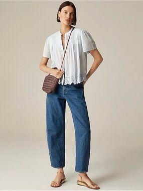 NWT J. Crew Cotton Voile Blouse